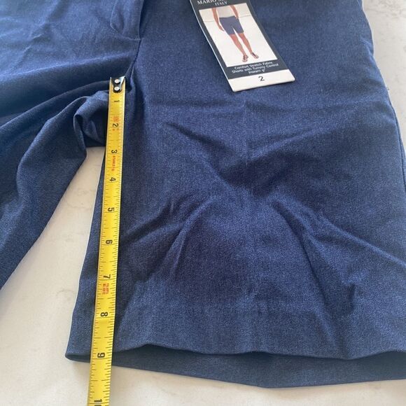 Mario Serrani Womens Italy Comfort Stretch Shorts Size 2 NWT - Picture 7 of 14